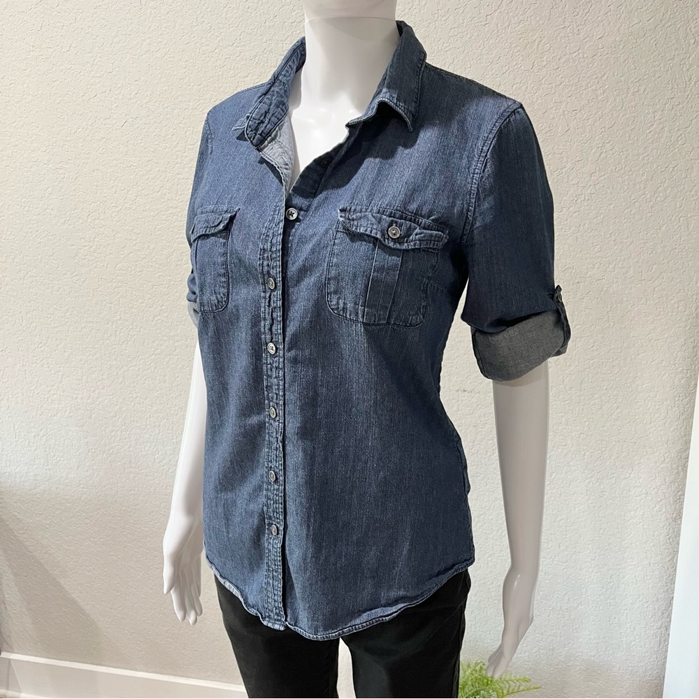 J. Crew Blue Denim Shirt